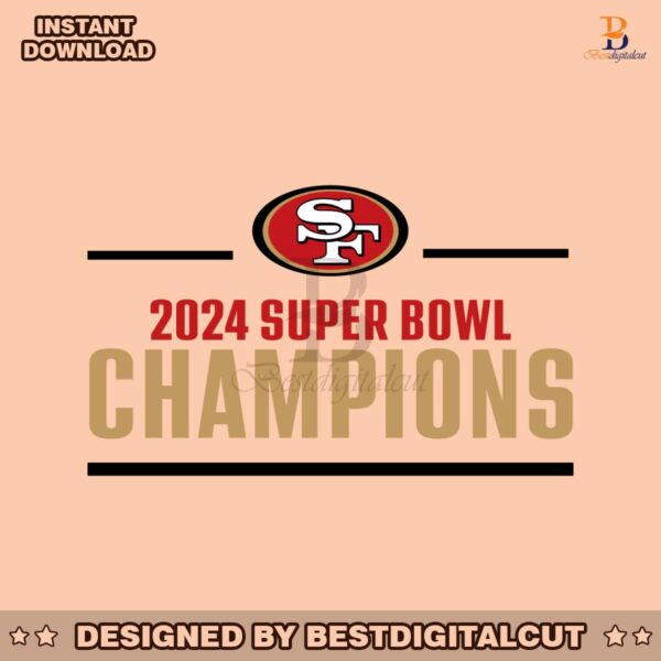 2024-super-bowl-champions-sf-49ers-svg