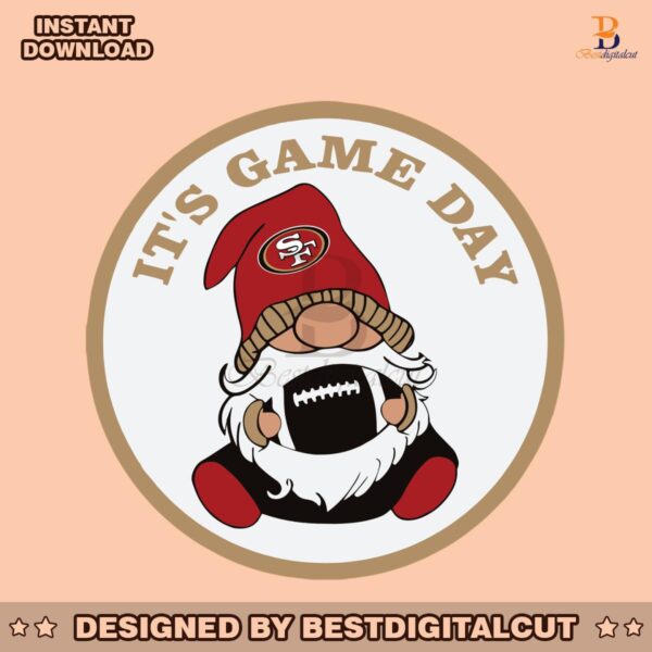 its-game-day-gnome-san-francisco-49ers-svg