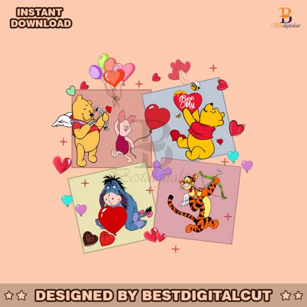 cute-winnie-the-pooh-friends-valentine-png