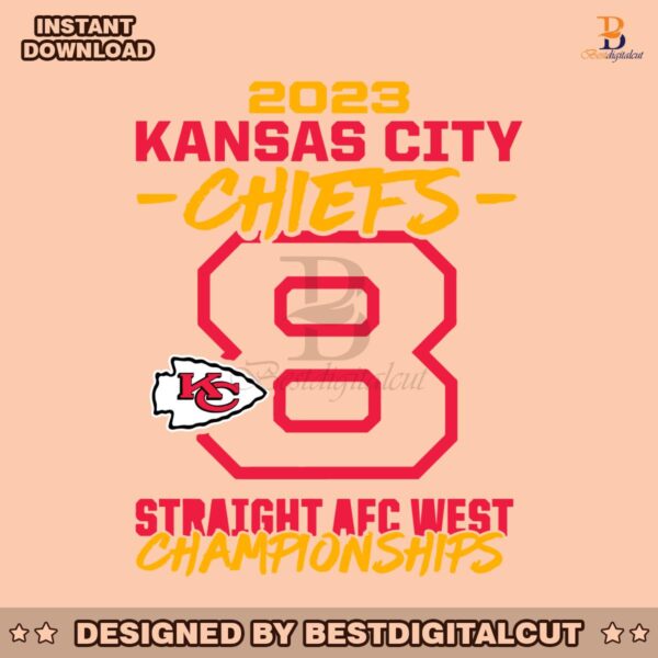 kansas-city-chiefs-8-straight-afc-west-championships-svg