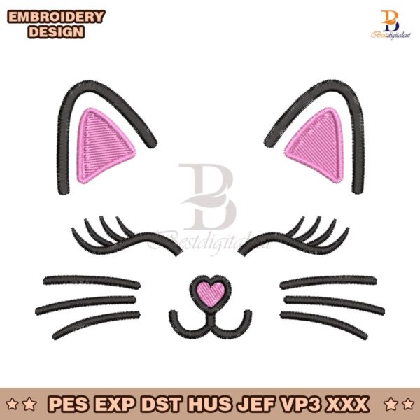cat-face-embroidery-design