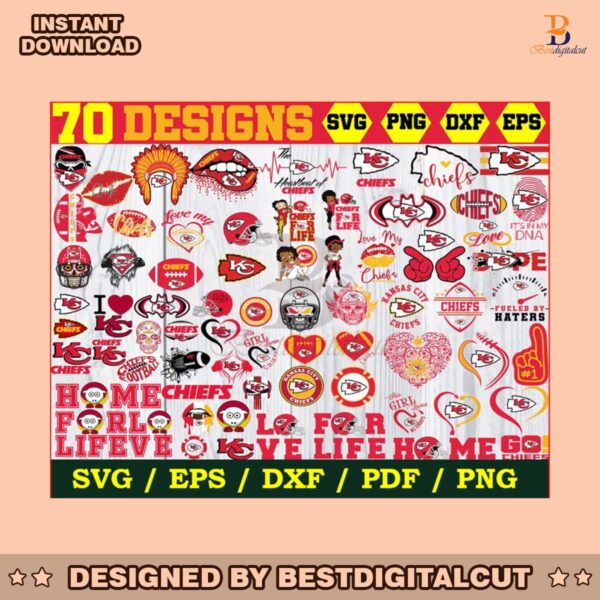 70-designs-kansas-city-chiefs-football-svg-bundle