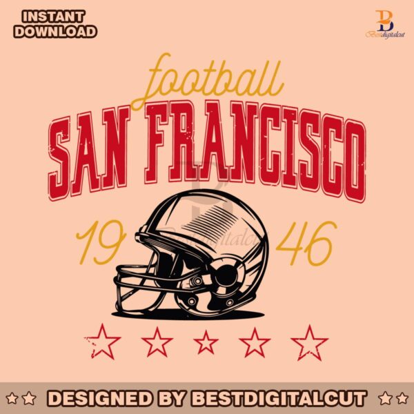 san-francisco-football-1946-helmet-svg