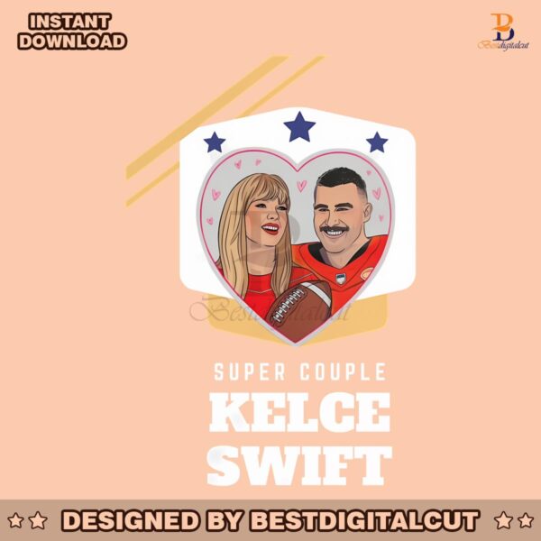 super-couple-kelce-swift-football-png