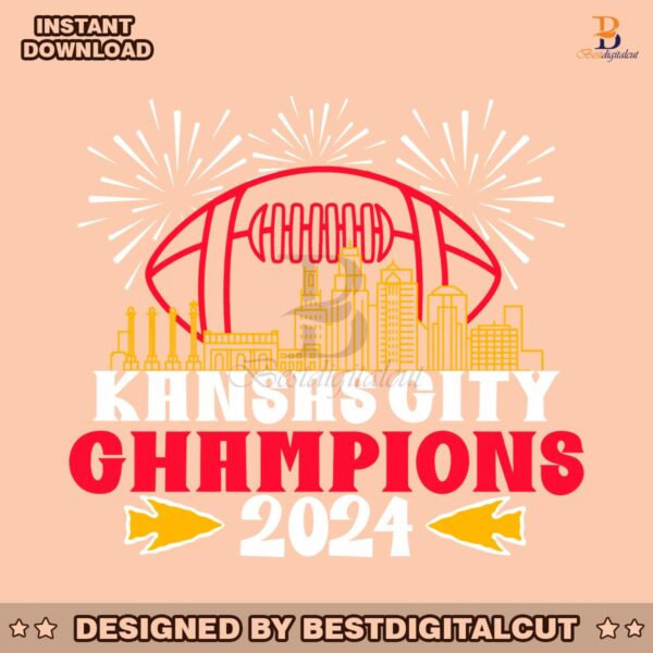 kansas-city-champions-2024-skyline-svg