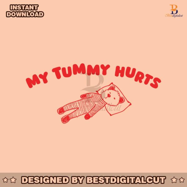 my-tummy-hurts-funny-meme-svg