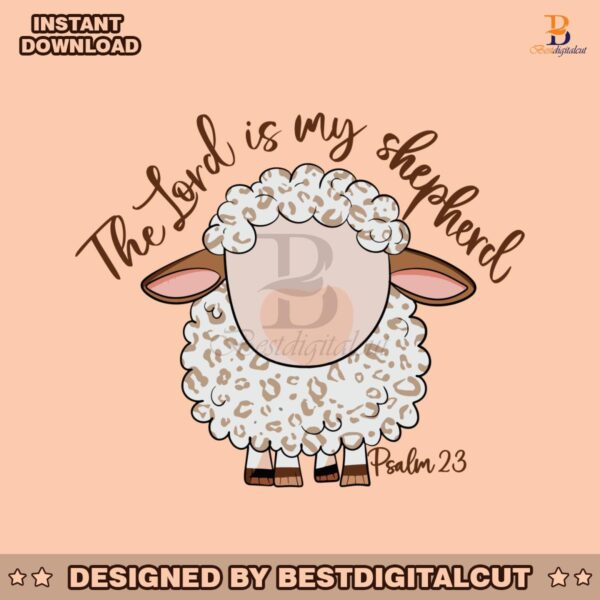 the-lord-is-my-shepherd-christian-svg