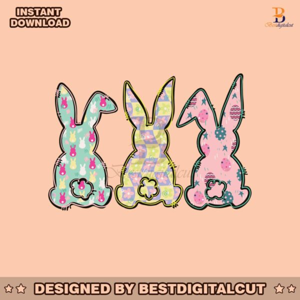 cute-floral-bunny-easter-happy-easter-day-svg