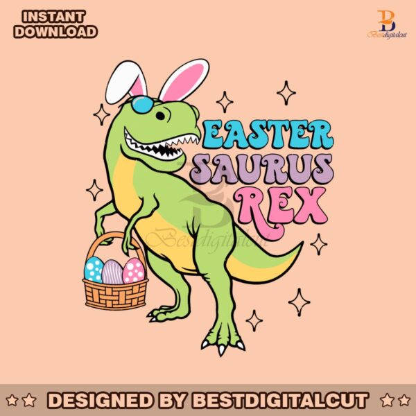 easter-saurus-rex-funny-dinosaur-svg