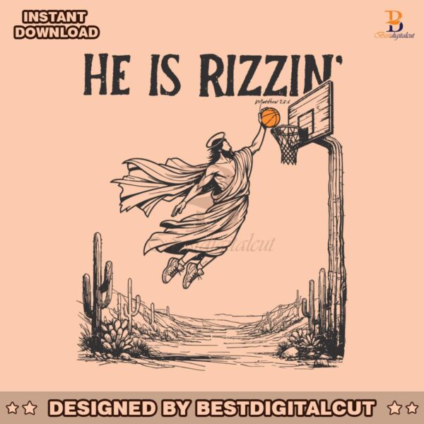 he-is-rizzin-jesus-playing-basketball-svg