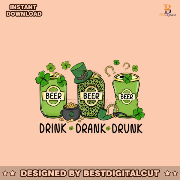 drink-drank-drunk-lucky-shamrock-beer-png