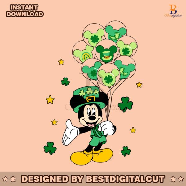 mickey-st-patricks-day-balloons-svg