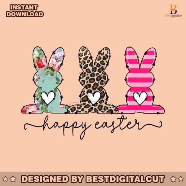 leopard-easter-three-bunnies-png