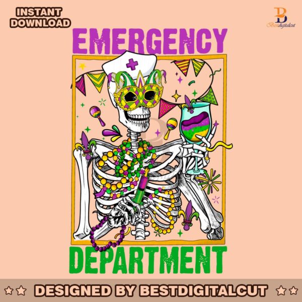 emergency-department-mardi-gras-skeleton-png