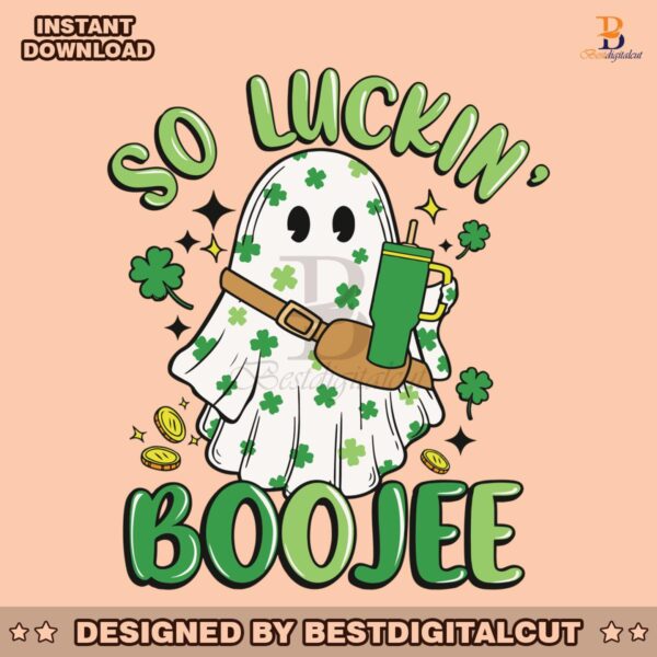 so-luckin-boujee-ghost-shamrock-svg