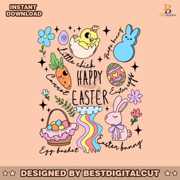 happy-easter-little-chick-peeps-bunny-svg