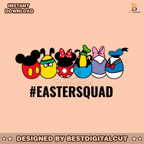 funny-disney-characters-easter-squad-svg