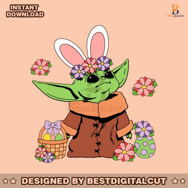 floral-baby-yoda-easter-eggs-svg