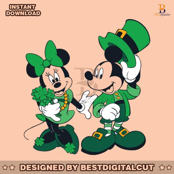 mickey-minnie-st-patricks-day-shamrock-svg