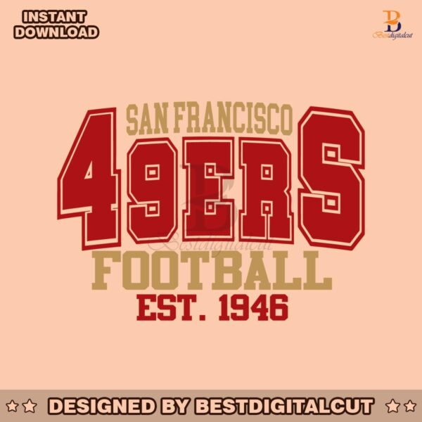 san-francisco-49ers-football-est-1946-svg