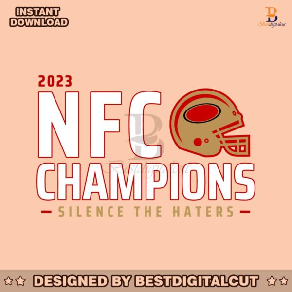 san-francisco-49ers-nfc-champions-silence-the-haters-svg