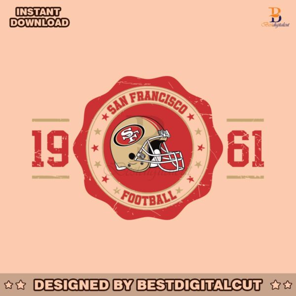 san-francisco-football-1961-helmet-logo-svg