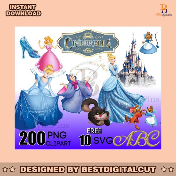 cinderella-disney-movie-bundle-png