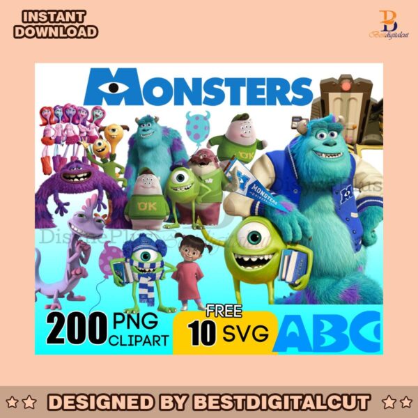 monster-movie-disney-bundle-png