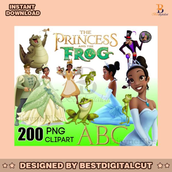 the-princess-and-the-frog-bundle-png