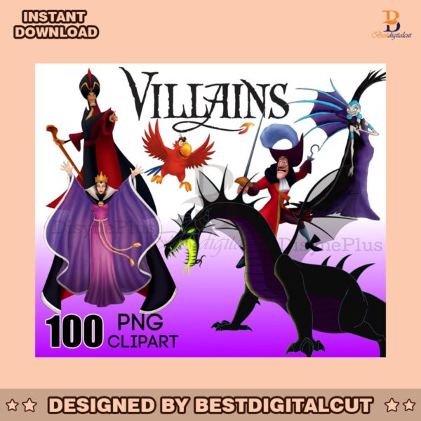 viliains-disney-movie-character-bundle-png