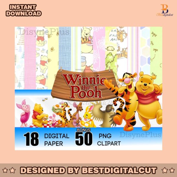 winnie-the-pooh-digital-paper-bundle-png