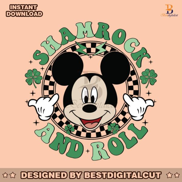 mickey-mouse-shamrock-and-roll-svg