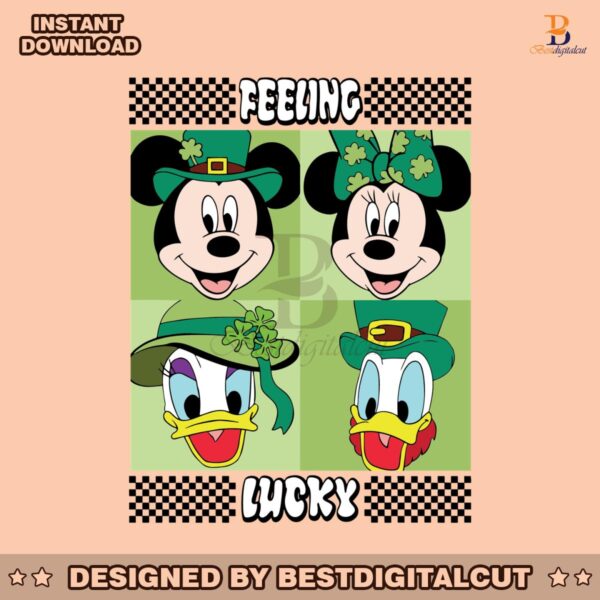 mickey-and-friends-feeling-lucky-svg