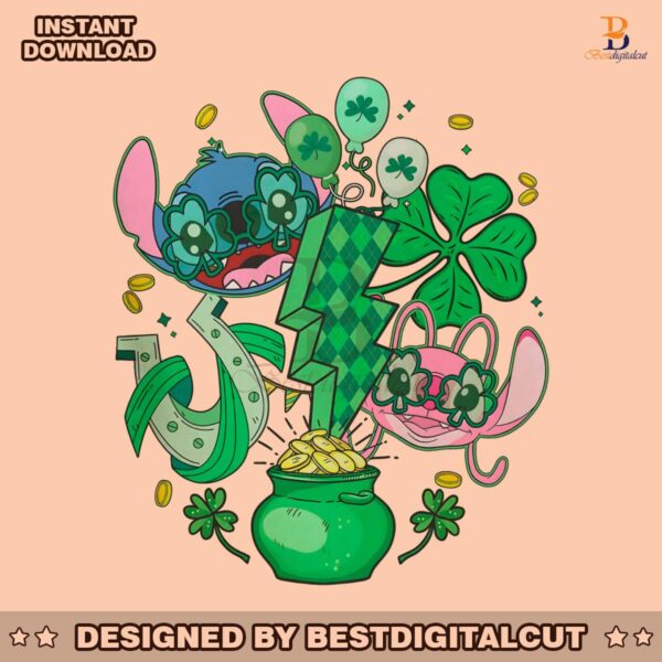 retro-stitch-angel-st-patrick-day-png