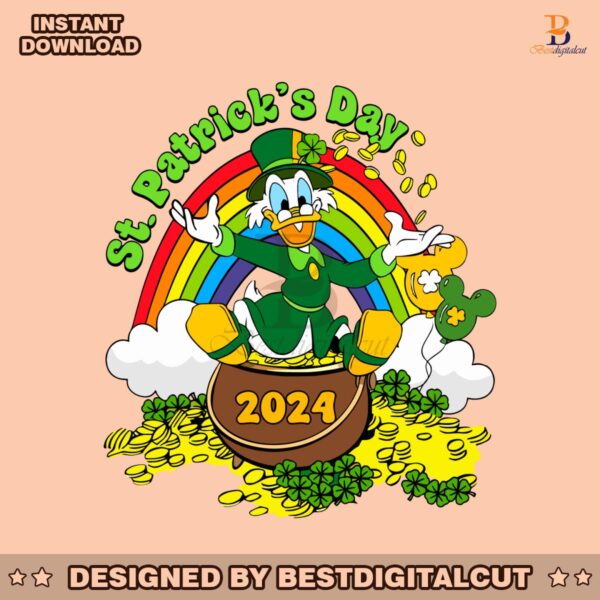 uncle-scrooge-mcduck-st-patricks-day-2024-svg