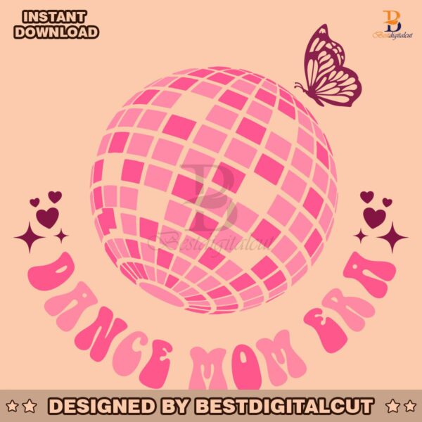 retro-disco-ball-dance-mom-era-svg