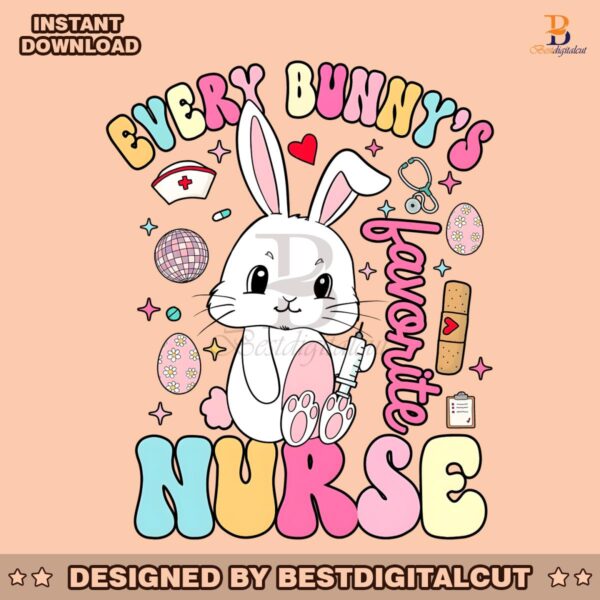 groovy-every-bunnys-favorite-nurse-png