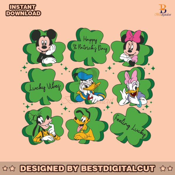 mickey-and-friends-lucky-vibes-shamrock-svg