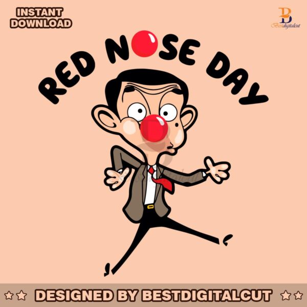 red-nose-day-funny-mr-bean-svg