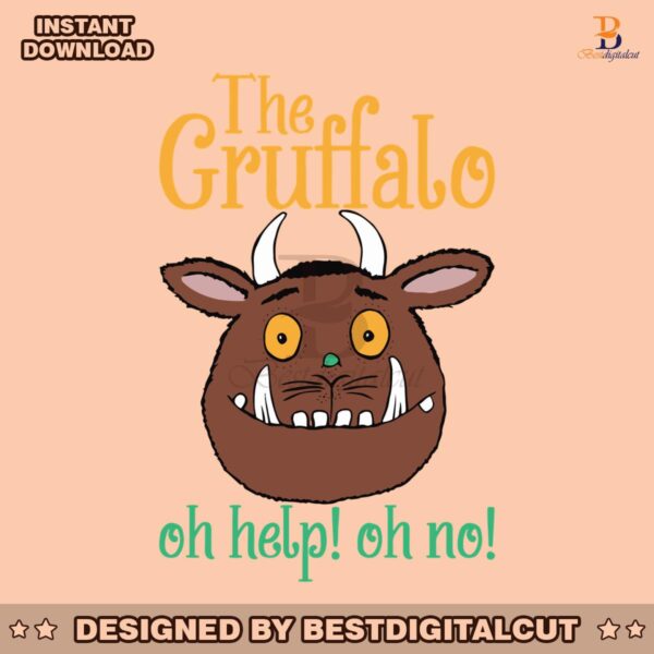 world-book-day-the-gruffalo-oh-help-oh-no-svg