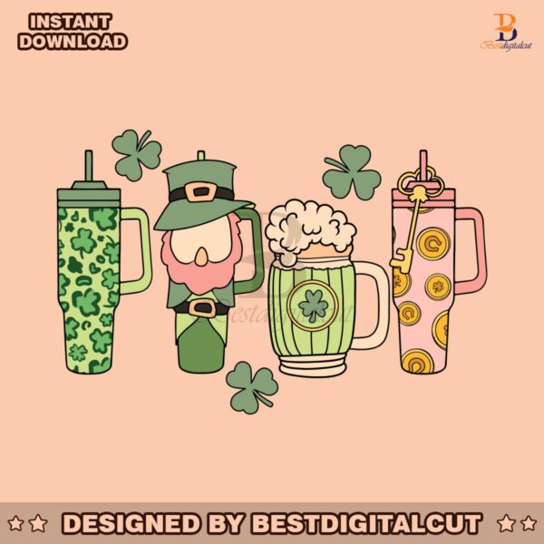 st-patricks-day-tumbler-shamrock-svg