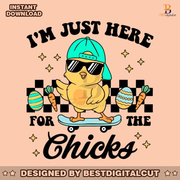 just-here-for-the-chicks-skateboard-svg