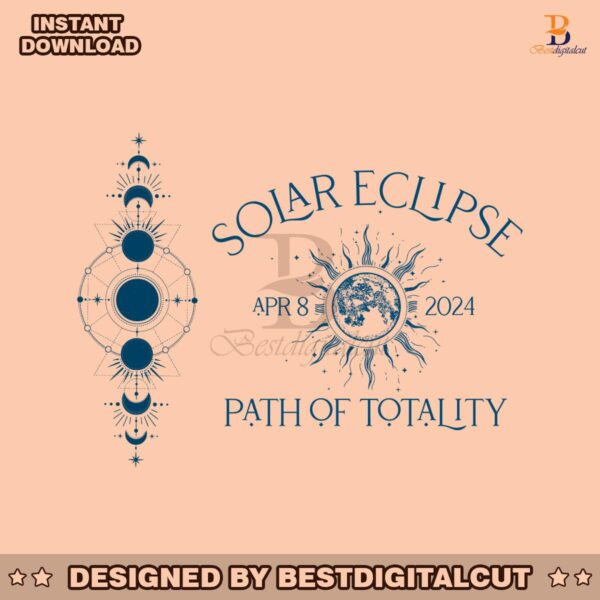 retro-solar-eclipse-2024-path-of-totality-svg