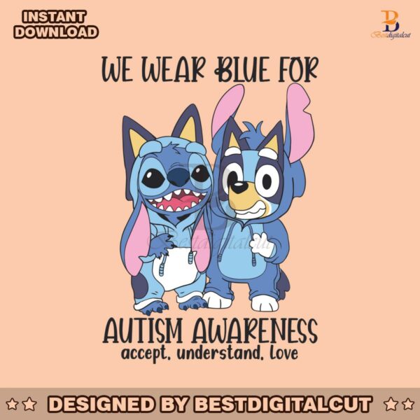 bluey-and-stich-wear-blue-for-autism-svg