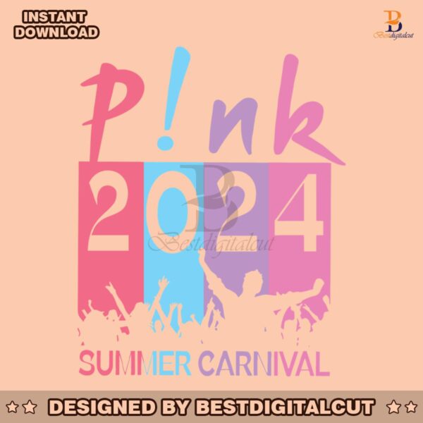 retro-pink-summer-carnival-2024-svg