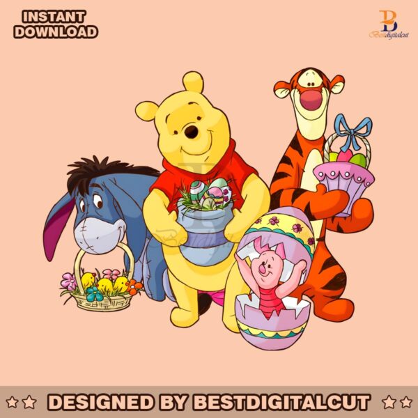 retro-winnie-the-pooh-friends-easter-day-png