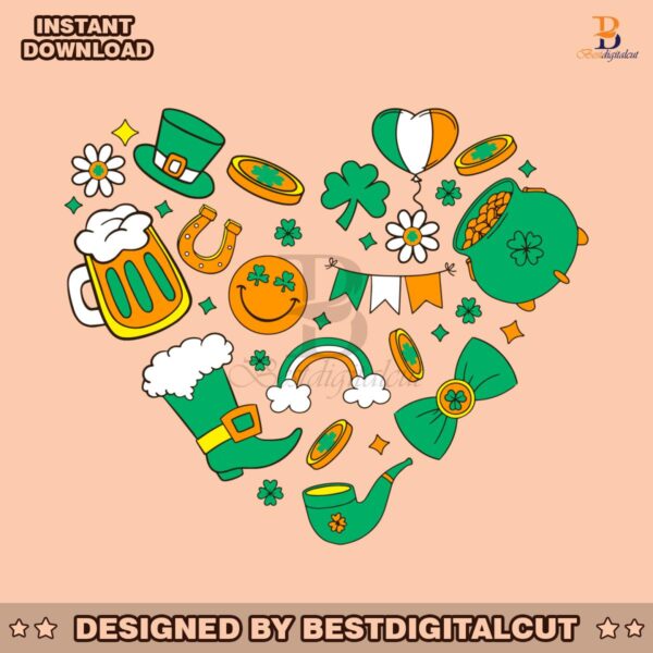 green-st-patricks-day-doodles-four-leaf-clover-svg