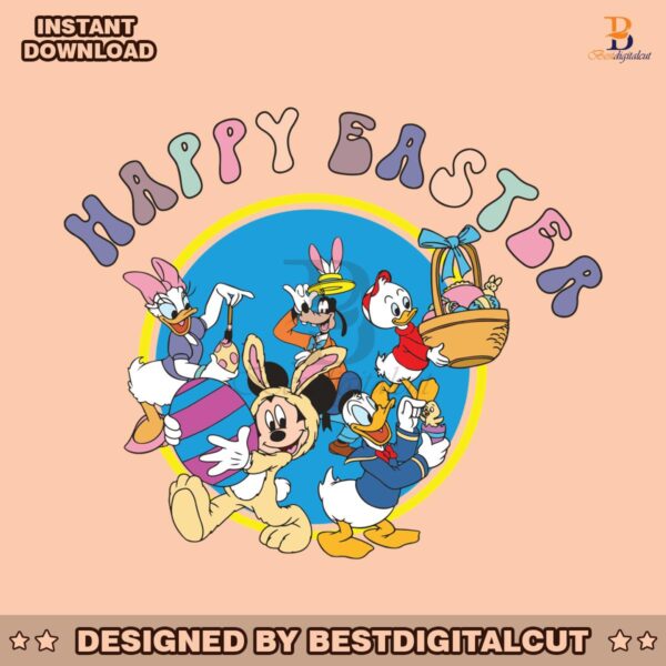 happy-easter-mickey-and-friends-bunny-svg