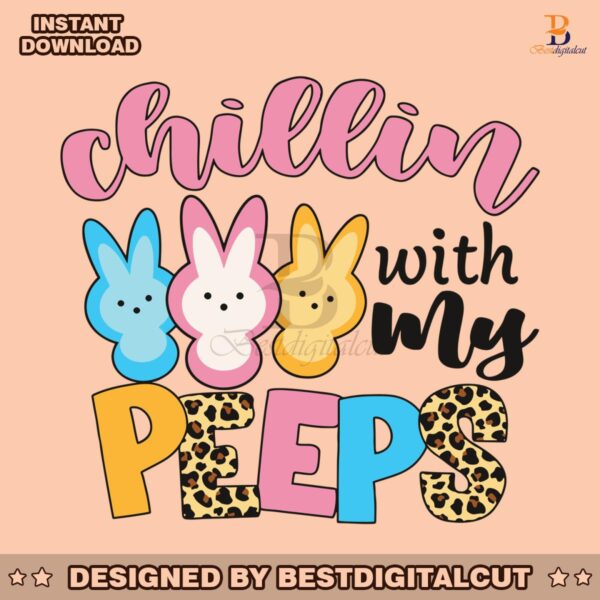 cute-chillin-with-my-peeps-bunny-svg