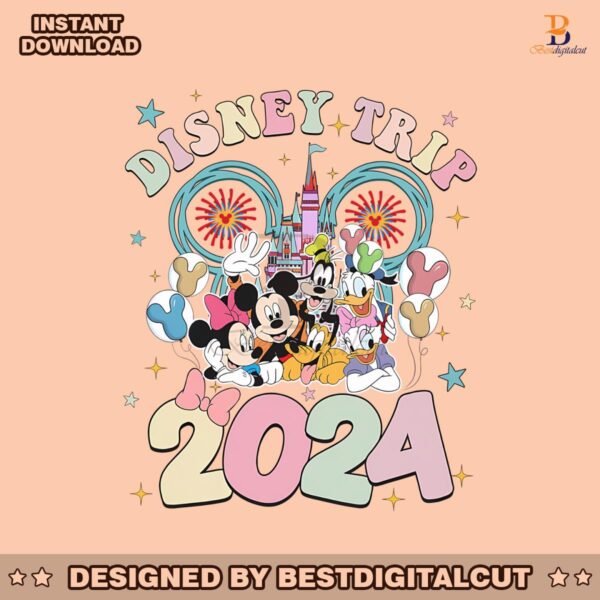 retro-mickey-and-friends-disney-trip-2024-png